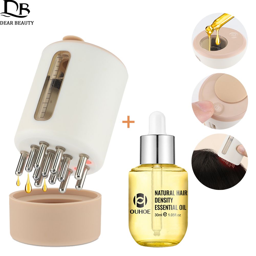 Scalp Massager Electric - 전기 진동 헤드 마사지 빗, 모발