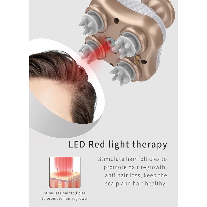 휴대용 전기 헤드 마사지기 IPX7 방수 손가락 릴렉스 - Scalp Massager Electric 리뷰 및 가격