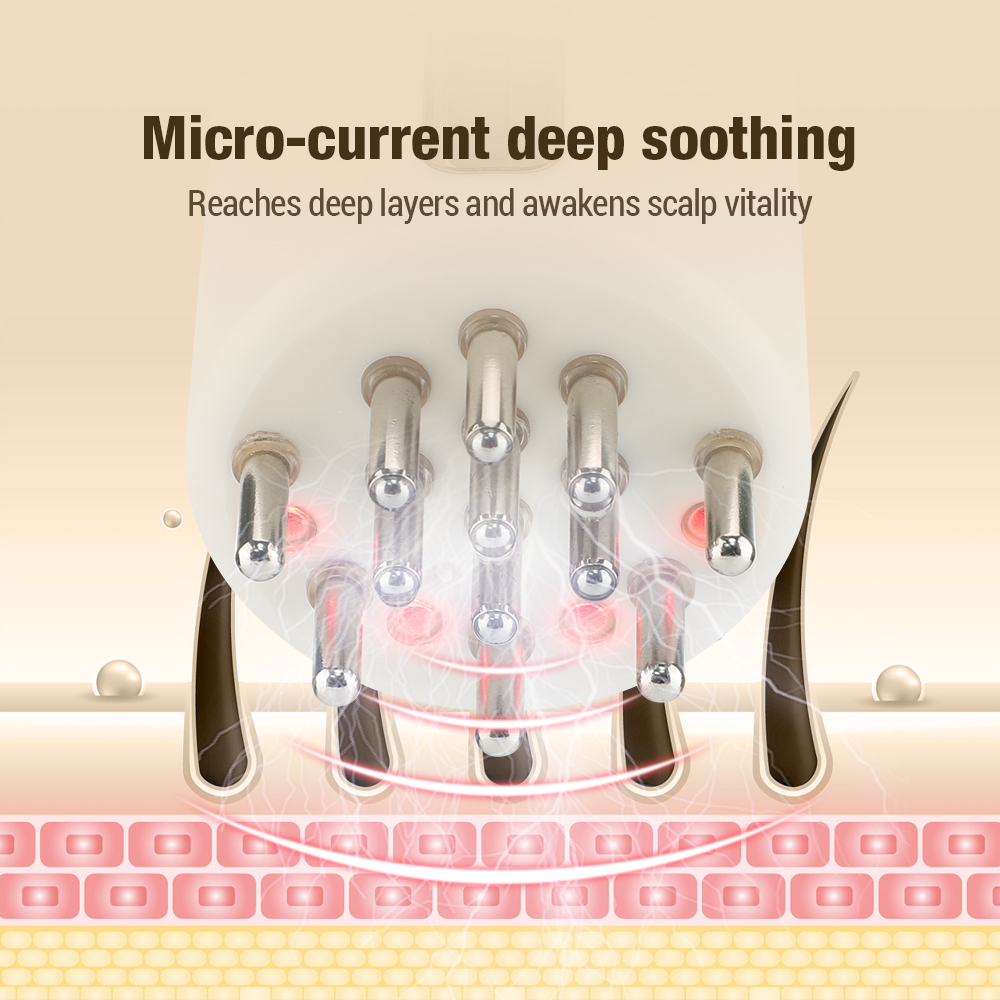 전기 진동 헤드 마사지 빗, 모발 성장 오일 레드 라이 - Scalp Massager Electric 리뷰 및 가격