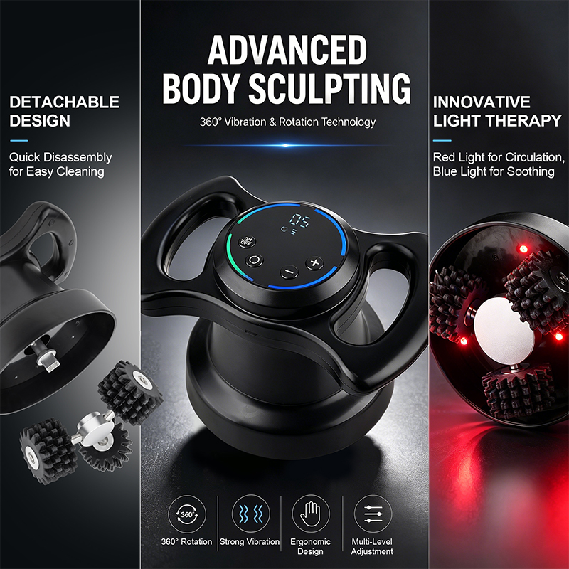 휴대용 전기 바디 마사지기, 2개의 교체 가능한 헤드로 - Scalp Massager Electric 리뷰 및 가격