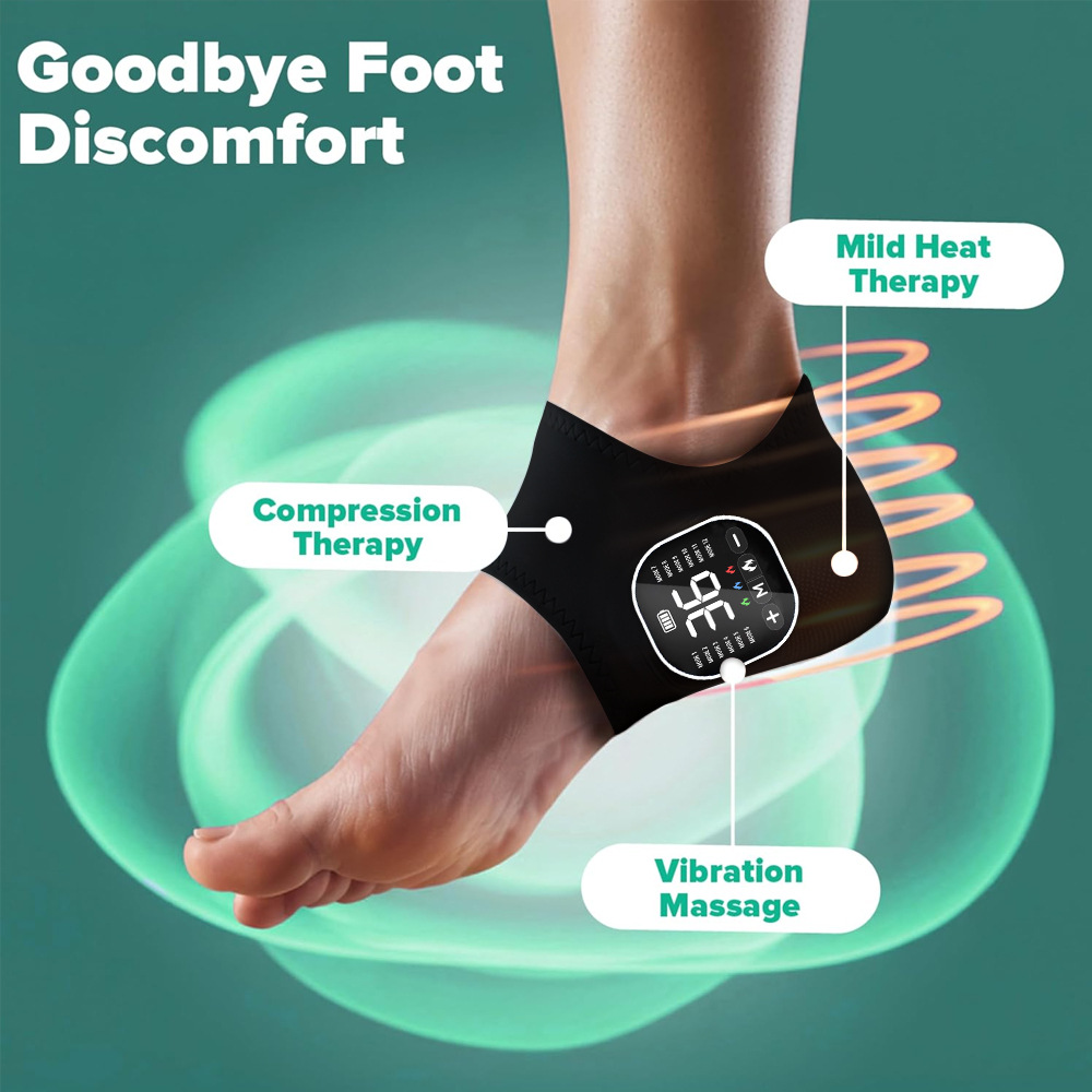 EMS 조인트 마사지기, 온열 무릎 보호대, 팔꿈치 및 - Ems Foot Massager 리뷰 및 가격
