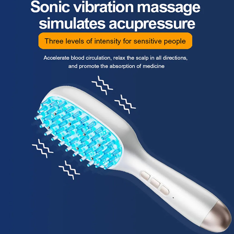 전기 스프레이 마사지 빗 빨간색 파란색 빛 모발 성장  - Scalp Massager Electric 리뷰 및 가격